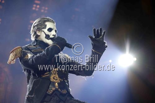 Schwedische Heavy-Metal-Band Ghost gastiert auf ihrer 
