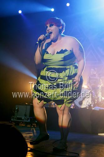 Amerikanische Post-Punk-Gruppe Gossip gastierte mit Sängerin Beth Ditto auf ihrer 