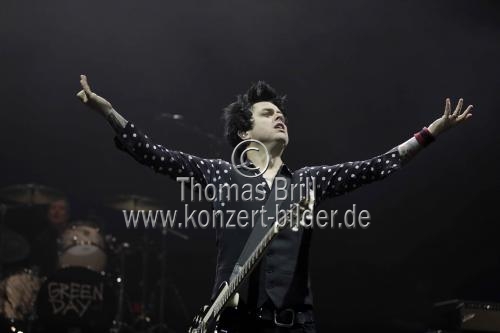 Amerikanische Punk-Rock-Band Green Day gastierte auf ihrer 