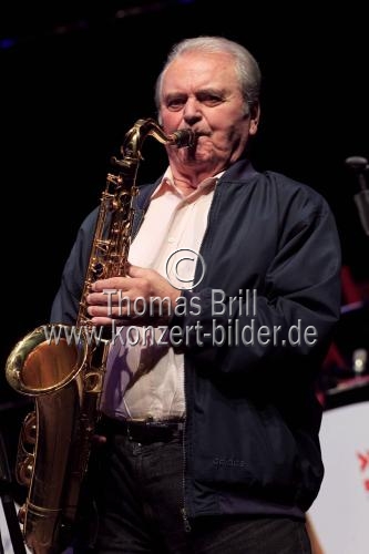 Swing Legenden Max Greger, Hugo Strasser und Peter Kraus gastieren auf ihrer Tournee 