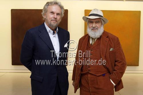 Deutscher Maler Gotthard Graubner gastiert mit seinen Werken vom 20. September bis 01. November 2008 in der Galerie Karsten Greve Köln (&copy; Thomas Brill)