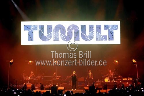 Deutsche Sänger Herbert Grönemeyer gastiert auf seiner 