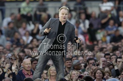 Deutsche Sänger Herbert Grönemeyer gastiert auf seiner 