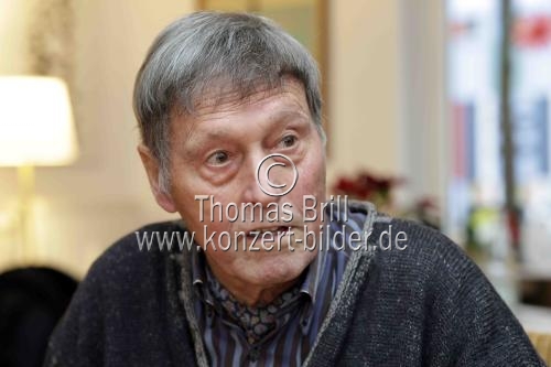 Deutsche Architekten Peter Busmann und Godfrid Haberer im Interview bezüglich der Planungen und Arbeiten an der Kölner Philharmonie und dem Musseum Ludwig Köln vor 50 Jahren im Arnold Overzier-Haus Köln (&copy; Thomas Brill)