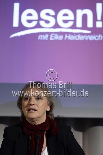 Deutsche Autorin Elke Heidenreich bei ihrer Pressekonferenz 