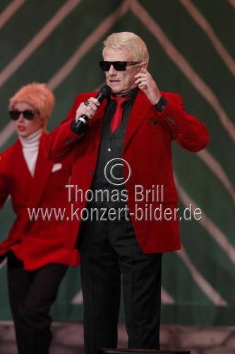 Deutsche Sänger Heino gastiert bei der Show 