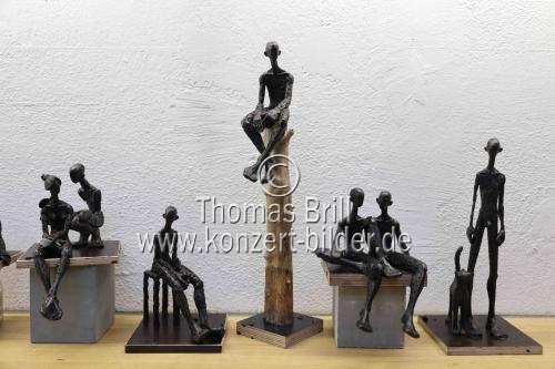 Deutscher Bildhauer Hannes Helmke in seinem Atelier in Köln (&copy; Thomas Brill)