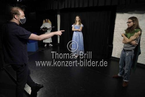 Proben zur Komödie von Francis Beaumont 