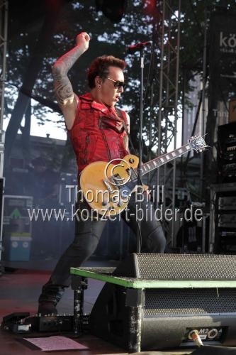 Britische Punk-Snger Billy Idol gastiert auf seiner 