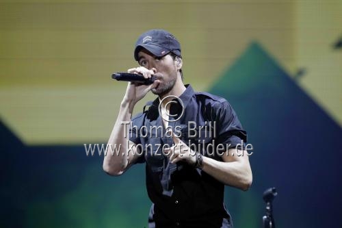 Spanische Pop-Sänger Enrique Iglesias gastiert auf seiner 
