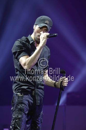 Spanische Pop-Sänger Enrique Iglesias gastiert auf seiner 