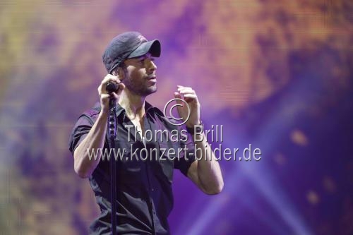 Spanische Pop-Sänger Enrique Iglesias gastiert auf seiner 