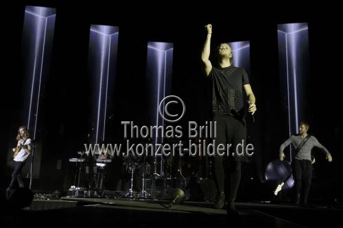 Amerikanische Indie-Rock-Band Imagine Dragons gastiert auf ihrer 