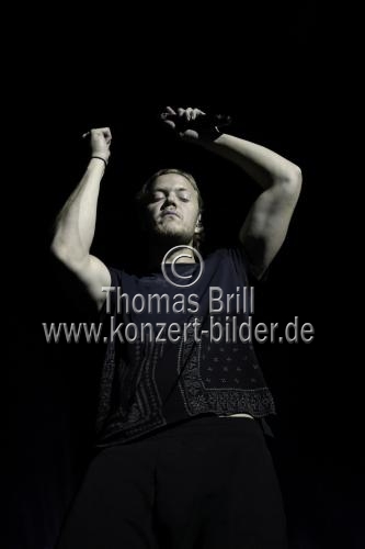 Amerikanische Indie-Rock-Band Imagine Dragons gastiert auf ihrer 