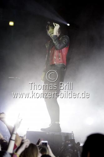 Amerikanische Indie-Rock-Band Imagine Dragons gastiert auf ihrer 