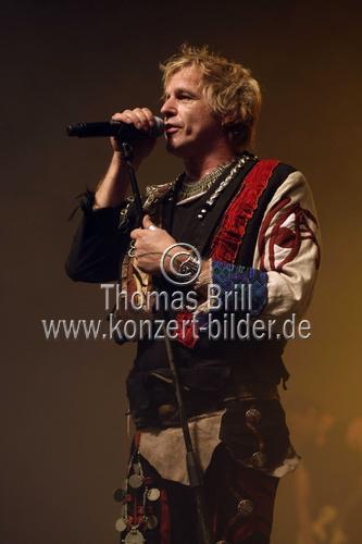 Deutsche Mittelalter-Rock-Band In Extremo gastiert mit Sänger Michael Rhein auf ihrer 