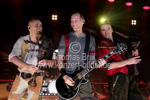 Deutsche Mittelalter-Rock-Band In Extremo gastiert auf ihrer 