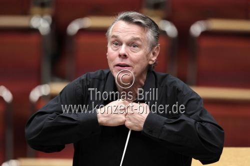 Lettischer Dirigent Mariss Jansons leitet das Königliches Concertgebouworchester Amsterdam in der Philharmonie Köln (© Thomas Brill)