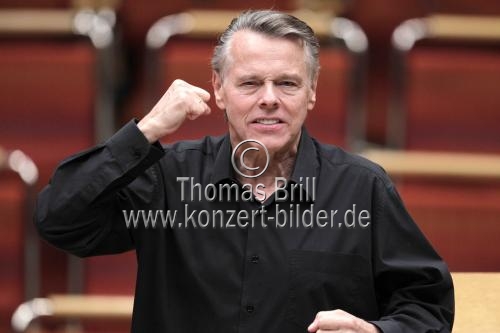 Lettischer Dirigent Mariss Jansons leitet das Königliches Concertgebouworchester Amsterdam in der Philharmonie Köln (© Thomas Brill)