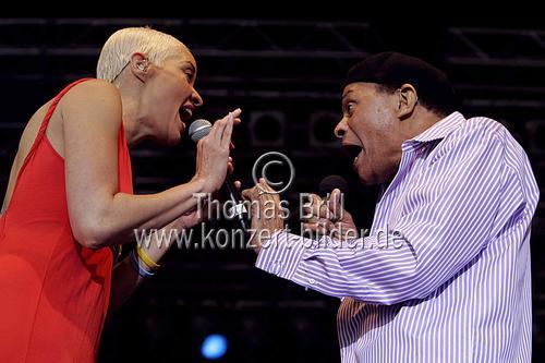 Amerikanische Jazz-Sänger Al Jarreau gastiert auf seiner 