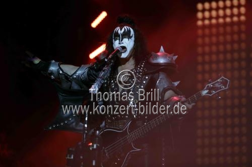 Amerikanische Hard-Rock-Band Kiss gastiert auf ihrer 