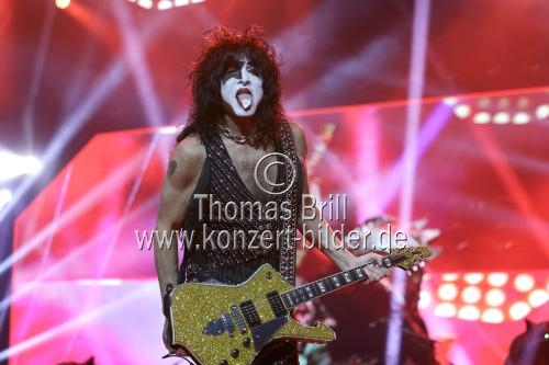 Amerikanische Hard-Rock-Band Kiss gastiert auf ihrer 