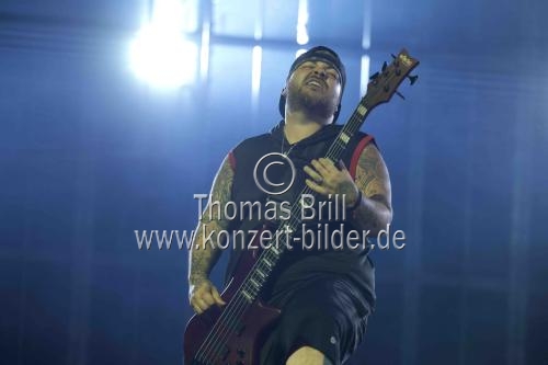 Amerikanische Rockband Korn gastiert auf ihrer „Euro“-Tour in der Lanxess Arena Köln (&copy; Thomas Brill)