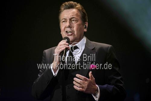 Deutscher Schlagersänger Roland Kaiser gastierte auf seiner 