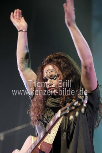 Norwegische Folk-Band Katzenjammer gastiert auf ihrer 