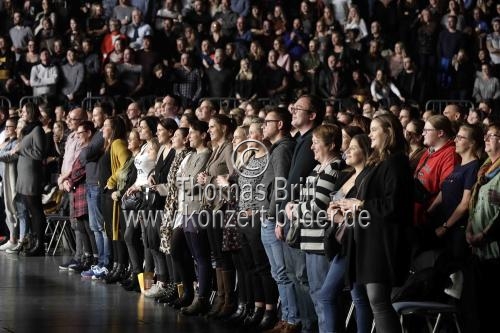 Deutsche Komikerin Carolin Kebekus gastiert mit dem Programm ihrer „Pussynation“-Tour in der Lanxess-Arena Köln (&copy; Thomas Brill)