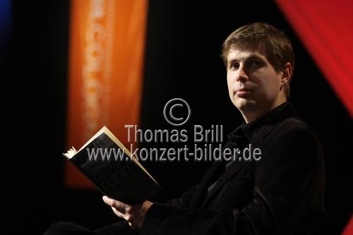 Deutscher Schriftsteller Daniel Kehlmann bei der lit.COLOGNE 2009 im Theater am Tanzbrunnen Köln (&copy; Thomas Brill)