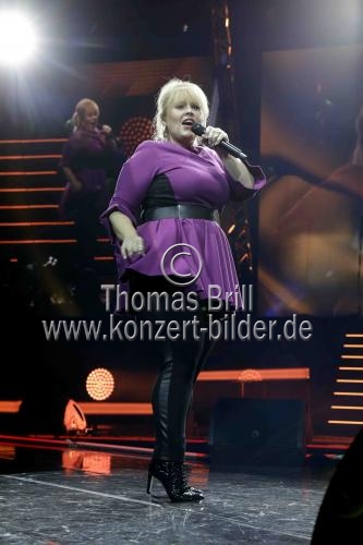 Irisch-amerikanische Sängerin Maite Kelly gastiert bei der Schlagernacht des Jahres in der Lanxess Arena Köln (© Thomas Brill)