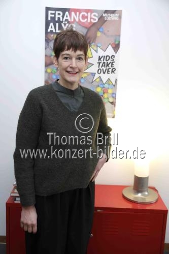 Stellvertretende Direktorin Rita Kersting im Interview bezüglich 50 Jahre Museum Ludwig im Museum Ludwig Köln (&copy; Thomas Brill)