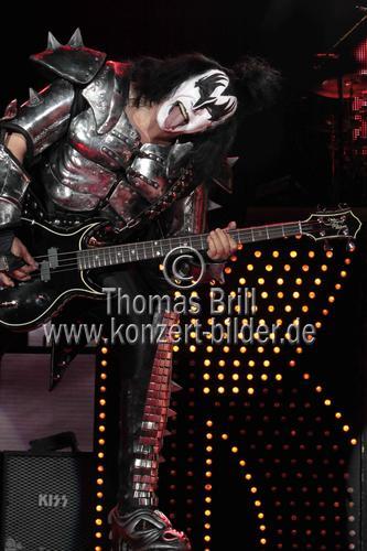 Amerikanische Hard-Rock-Band Kiss gastiert auf ihrer 
