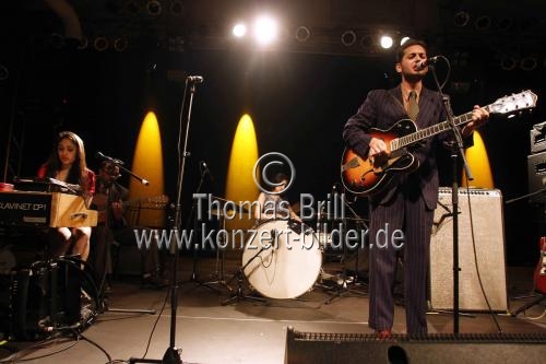 Britische Band Kitty, Daisy and Lewis gastiert auf ihrer 