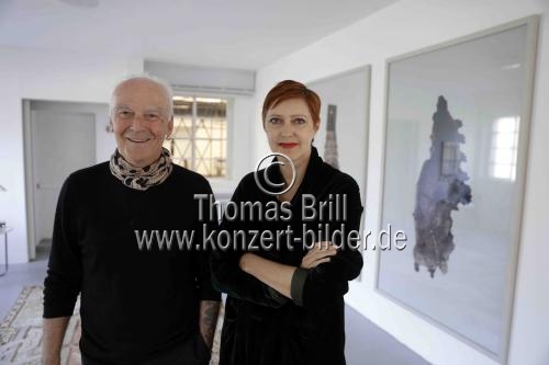Deutsche Künstler Jürgen Klauke in seinem Atelier Köln (&copy; Thomas Brill)
