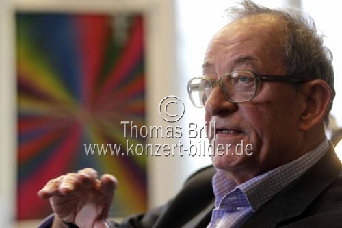 Direktor des Museum Ludwig Prof. Kasper König im Interview über seinen Abschied nach zwölf Jahren als Direktor des Museum Ludwig im Museum Ludwig (© Thomas Brill)