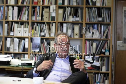 Direktor des Museum Ludwig Prof. Kasper König im Interview über seinen Abschied nach zwölf Jahren als Direktor des Museum Ludwig im Museum Ludwig (&copy; Thomas Brill)