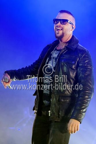 Deutsche Rapper Felix Blume alias Kollegah gastiert auf seiner 