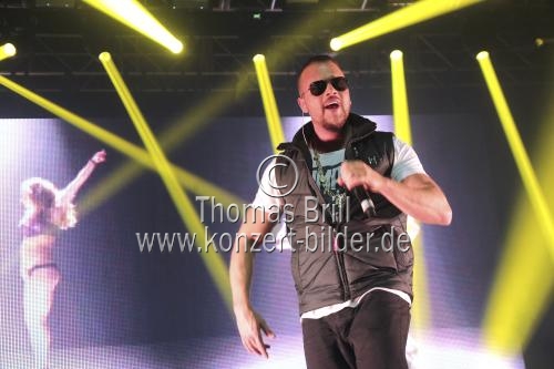 Deutsche Rapper Felix Blume alias Kollegah gastiert auf seiner 