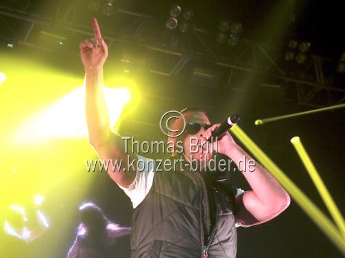 Deutsche Rapper Felix Blume alias Kollegah gastiert auf seiner 
