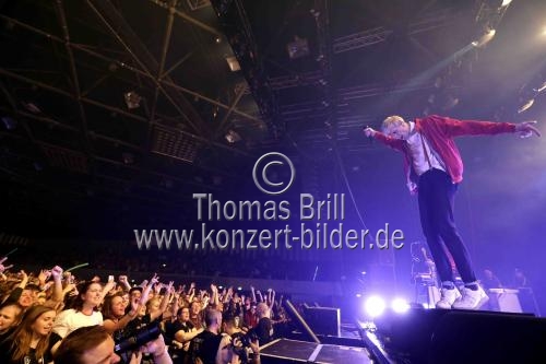 Deutsche Indie-Rap-Musikgruppe Kraftklub gastiert auf ihrer 