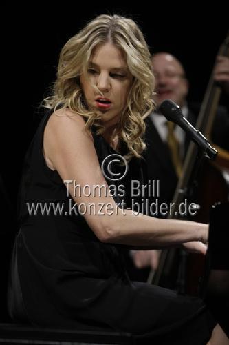 Kanadische Jazzpianistin und Sängerin Diana Krall gastierte auf ihrer 