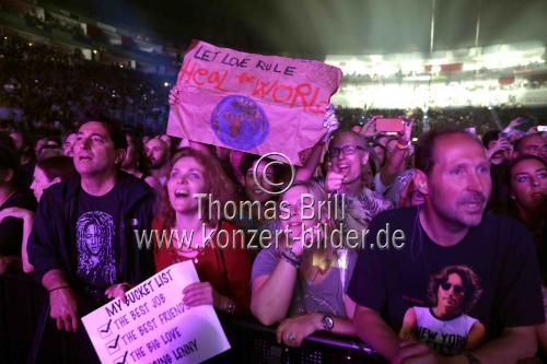 Amerikanischer Rocksänger Lenny Kravitz gastiert auf seiner 