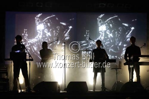 Slowenische Musikgruppe Laibach gastiert auf ihrer 