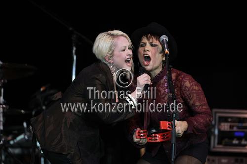 Amerikanische Sängerin Cyndi Lauper gastiert auf ihrer 
