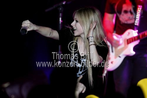 Canadische Rock-Sängerin Avril Lavigne gastiert auf ihrer 