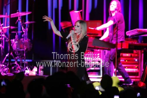 Canadische Rock-Sängerin Avril Lavigne gastiert auf ihrer 