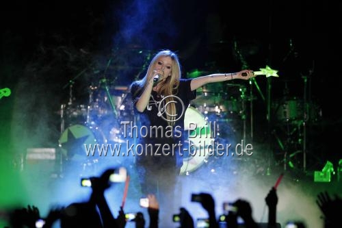 Canadische Rock-Sängerin Avril Lavigne gastiert auf ihrer 