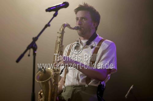 Amerikanische Soul-Pop-Band Lawrence gastiert auf ihrer 
